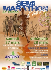 Affiche de la 22e édition du Semi-marathon