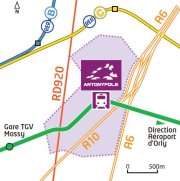 Lien vers la carte du Grand Paris (Nouvelle fenêtre) Plan de la gare Antonypole