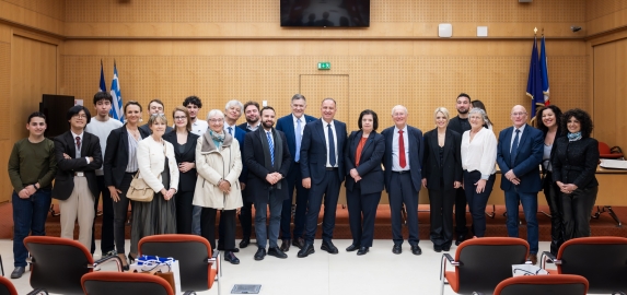 Visite officielle de la délégation grecque d'Eleftheroupolis, jumelée avec Antony
