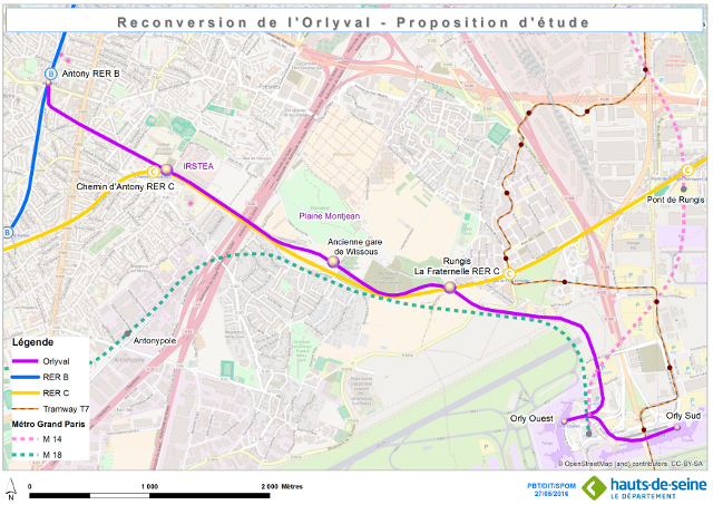 Reconversion de l&aposOrlyval - Proposition d&aposétude