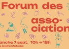 Forum des associations sur une seule journée !