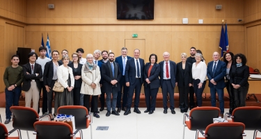 Visite officielle de la d&eacute;l&eacute;gation grecque d'Eleftheroupolis, jumel&eacute;e avec Antony