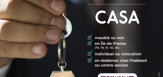 CASA : plateforme de logement d&eacute;di&eacute;e aux &eacute;tudiant