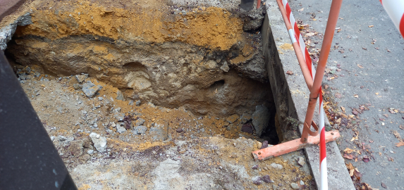 Travaux en cours avenue de la Providence