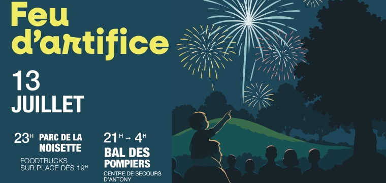 Feu d'artifice et bal des pompiers 