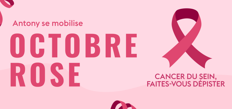 Octobre rose : Antony se mobilise pour le d&eacute;pistage du cancer du sein