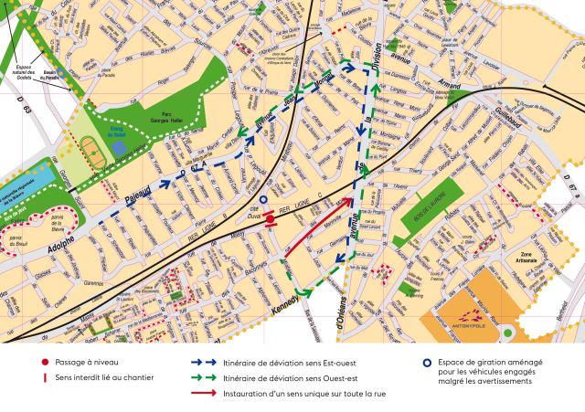 Plan de déviation