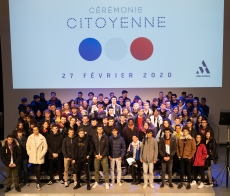 Cérémonie citoyenne organisée à l&aposinitiative du CJC